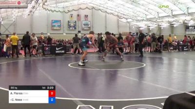 86 kg Round Of 32 - Austin Flores, Stanford vs Chip Ness, Tar Heel Wrestling Club