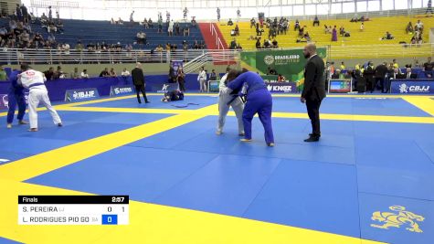 SHEILA PEREIRA vs LAÍS RODRIGUES PIO GONÇALVES 2024 Brasileiro Jiu-Jitsu IBJJF