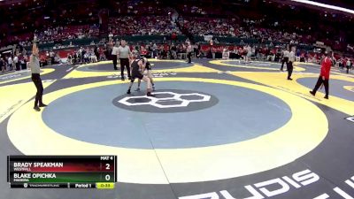 D3-106 lbs Cons. Round 1 - Blake Opichka, Madeira vs Brady Speakman, Westfall