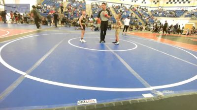 61 lbs Quarterfinal - Aiden Yeager, Salina Wrestling Club vs Liam King, Broken Arrow Wrestling Club