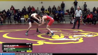 141 lbs Quarterfinal - Victor Alonso-gil, Santa Rosa College vs Wyatt Carter, Modesto College