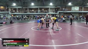 197 lbs 7th Place Match - Giovanni Martinez, Luther vs Jacob Badger, Augustana (IL)