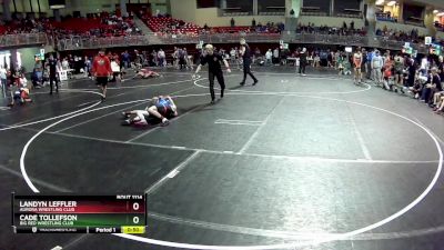 90 lbs Cons. Round 2 - Cade Tollefson, Big Red Wrestling Club vs Landyn Leffler, Aurora Wrestling Club