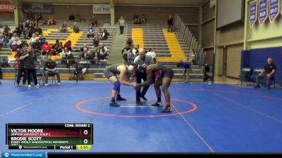 197 lbs Cons. Round 2 - Victor Moore, Simpson University (Calif.) vs Brodie Scott, Embry-Riddle Aeronautical University (Ariz.)