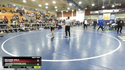 113 lbs Cons. Round 4 - Jovanni Evangelista, Northview vs Richard Avila, Regis Jesuit