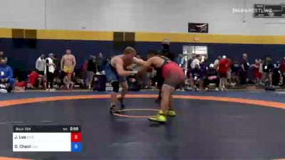 125 kg Round Of 16 - Jerhett Lee, River Valley Wrestling Club vs Daniel Chaid, California Regional Training Center (CA RTC)