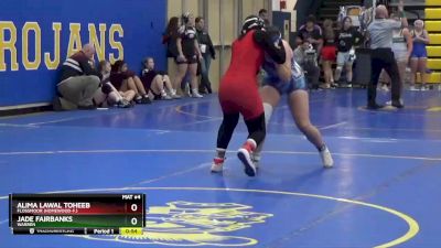 145 lbs Cons. Round 2 - Alima Lawal Toheeb, Flossmoor (Homewood-F.) vs Jade Fairbanks, WARREN