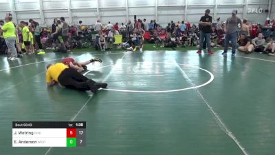 80 lbs Pools - Joey Wotring, Ohio Gold 14K vs Easton Anderson, West Virginia Wild