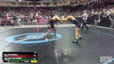 4A 160 lbs Semifinal - Hector Salvarrey, Goddard vs Ely Gutierrez, Belen