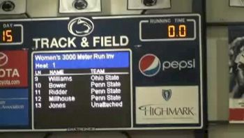 W 3k H01 (Invitational 9:07.27 Areson/Maloy, PSU National)