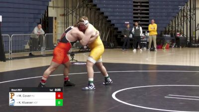 285 lbs Consi Of 4 - Matthew Cover, Princeton vs Keaton Kluever, Hofstra