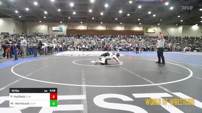 157 lbs Round Of 128 - Percie Hatfield, Punisher Wrestling Club vs Maverick Heimbuck, Scappoose Wrestling