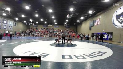 100 lbs Champ. Round 1 - Jaynica Trevino, Pioneer Valley vs Alissa Martinez, Bakersfield