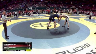 D3-215 lbs Champ. Round 1 - Drake Bennett, Miami East vs Noah Robinson, Plymouth