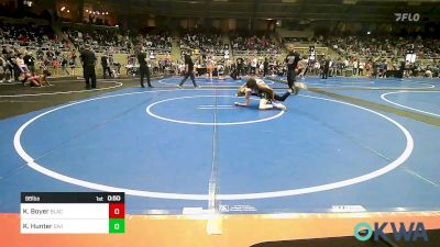 98 lbs Consi Of 16 #2 - Karston Boyer, Blackwell Wrestling Club vs Kameron Hunter, Division Bell Wrestling