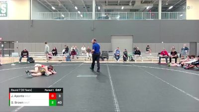 76 lbs Round 7 (10 Team) - Greyson Brown, Team Shutt vs Jack Aponte, Wolfpack WC