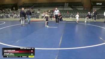 56 lbs 3rd Place Match - Jax Boelman, Sebolt Wrestling Academy vs Ryker Hall, DC Elite Wrestling