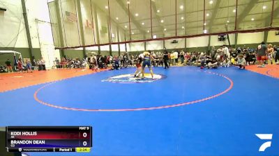 157 lbs Semifinal - Kodi Hollis, AK vs Brandon Dean, CO