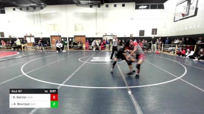 106 lbs Consi Of 8 #1 - Santiago Garcia, Conard vs Ares Bourque, Enfield