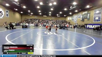 121 lbs Cons. Round 2 - Laila Pinedo, Selma vs Zulma Mendoza, Coalinga