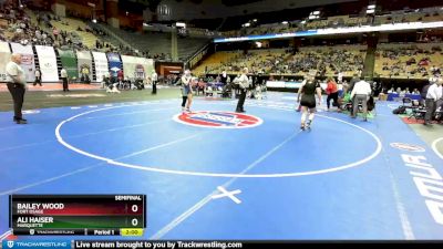 170 Class 2 lbs Semifinal - Ali Haiser, Marquette vs Bailey Wood, Fort Osage