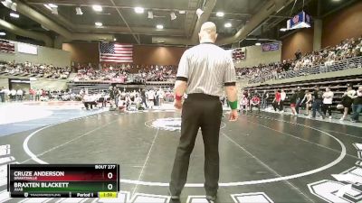 Cons. Round 3 - Cruze Anderson, Grantsville vs Braxten Blackett, Juab