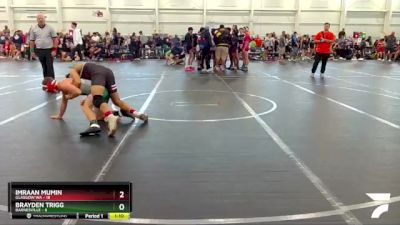 132 lbs Round 2 (8 Team) - Brayden Trigg, Barnesville vs Imraan Mumin, Glasgow WA