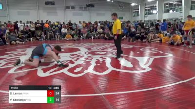 146 lbs Pools - Sebastian Lemon, Front Royal W.C. vs Vince Kessinger, The Asylum Yellow