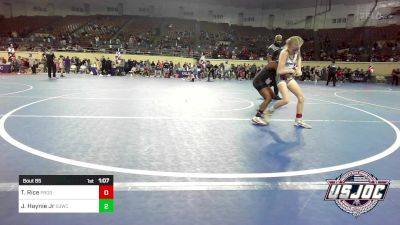 67 lbs Quarterfinal - Tory Rice, Prodigy Elite Wrestling vs Jerell Haynie Jr, D3 Wrestling Cluib