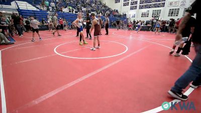 80 lbs Round Of 16 - Ryker Bess, Ada Youth Wrestling vs Cason Rigdon, Piedmont