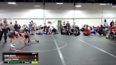 92 lbs Round 2 (8 Team) - Gabe Benyo, Mat Assassins Black vs Damian Manna, Rebellion