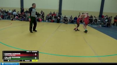 Round 5 - Callan Gleason, Rochester vs Cooper Dornink, Wabasha Kellogg