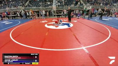 56 lbs Cons. Semi - Daxton Smith, Glenrock Wrestling Club vs Zayne Lawley, CWC Thunder