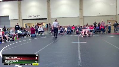 130 lbs Round 2 (6 Team) - Grady Phelps, Xtreme Team vs Isaac Young, Carolina Hammer Squad