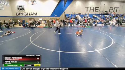 50-53 lbs Round 2 - Soren Peterson, Juab Wrestling Club vs Kovie Avery, Westlake