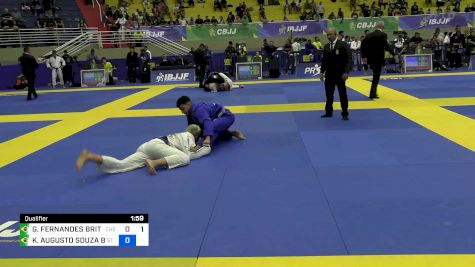 GABRIEL FERNANDES BRITTO vs KAYO AUGUSTO SOUZA BRAGA 2024 Brasileiro Jiu-Jitsu IBJJF