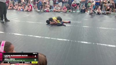 60 lbs Round 2 - Lucas Alexander Ducos, NBWA vs Eesa Mirza, FL Scorpions Wrestling Club