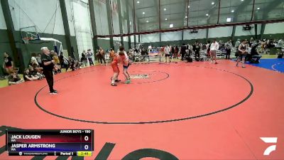 190 lbs Semifinal - Jack Lougen, WA vs Jasper Armstrong, WA