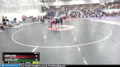 285 lbs Cons. Round 3 - Maxwell Diaz, William Penn (Iowa) vs Jaden Davis, Grand View (Iowa)