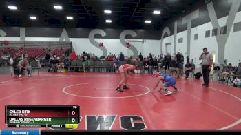 90 lbs Round 3 (8 Team) - Caleb Kirk, M2 RED (PA) vs Dallas Rosenbarger, Indiana Outlaws