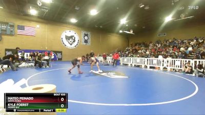 138 lbs Cons. Round 2 - Mateo Peinado, Santa Maria vs Kyle Foerst, Morro Bay