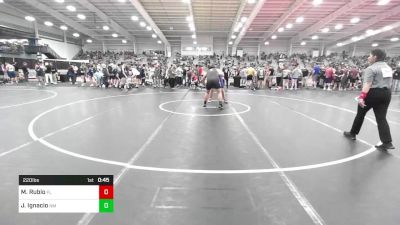 220 lbs Consi Of 32 #1 - Matthew Rubio, FL vs Jaylen Ignacio, NM