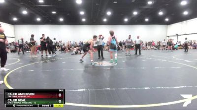 145 lbs Round 3 (4 Team) - Caleb Anderson, The Dirty Merkles vs Caleb Neal, Great Bridge Wrestlng