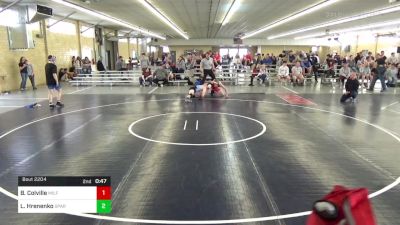 152 lbs Final - Brady Colville, Milford vs Logan Hrenenko, Sparta