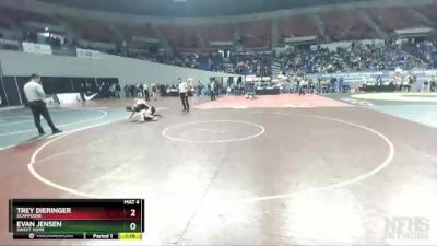 4A-170 lbs Quarterfinal - Evan Jensen, Sweet Home vs Trey Dieringer, Scappoose