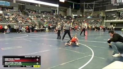 60 lbs Cons. Round 2 - Braxton Taylor, Sebolt Wrestling Academy vs Greyson Terry, Nebraska Boyz