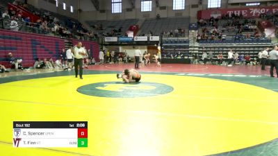 165 lbs Consi Of 8 #2 - Cole Spencer, Univ Of Pennsylvania vs Ty Finn, Virginia Tech