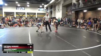 112 lbs Round 4 (6 Team) - Victoria Vasquez, SOTM Pink vs Madison Haney, Missouri Black