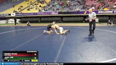 174 lbs Quarterfinal - Manny Rojas, Iowa State vs Jude Link, Iowa