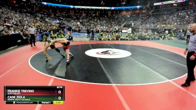 1st Place Match - Cade Ziola, Omaha Skutt Catholic vs Frankie Trevino, Scottsbluff